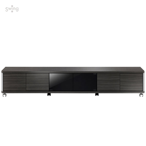AS-GD1770L キャスター付きテレビ台 幅約177㎝ アッシュグレー ロータイプ